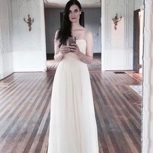 J. Crew bridal dress. Champagne color. Size 6